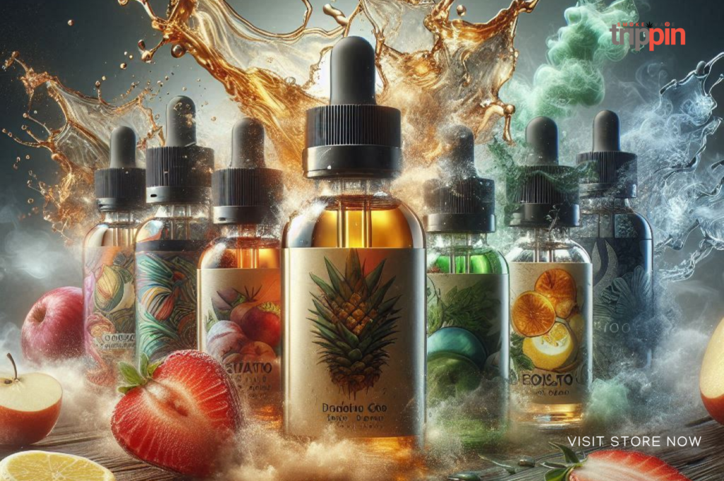 Wide range of e-liquids at Trippin Smoke & Vape, Saint Joseph MO